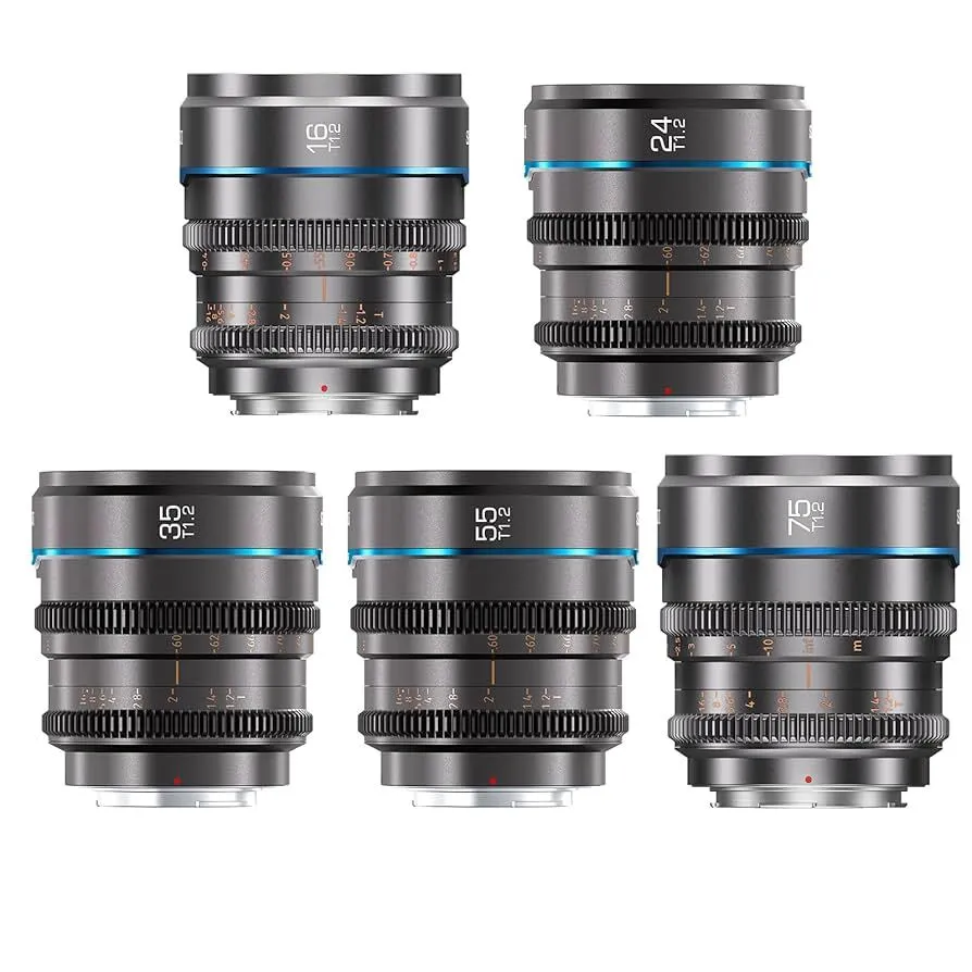 SIRUI Night Walker T1.2 S35 Cine 5-Lens Pack