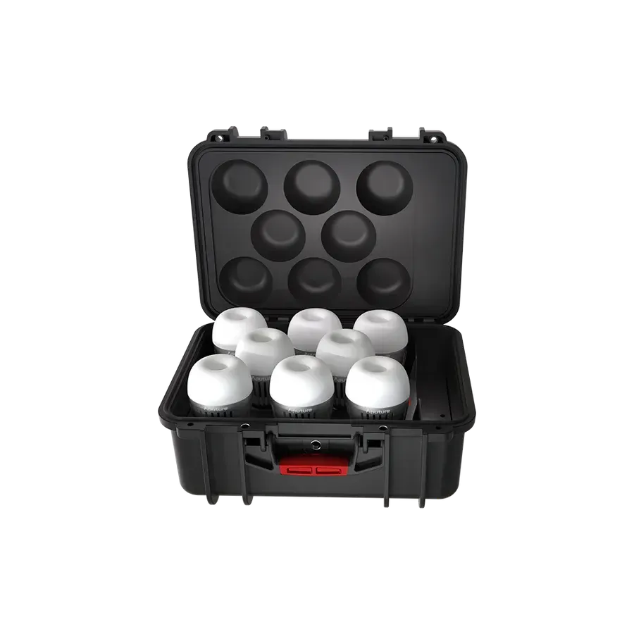 Aputure Accent B7C RGBWW LED 8-Light Kit with Charging Case