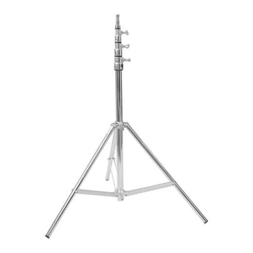 Lightweight Steel Triple Riser Light Stand (9.5')