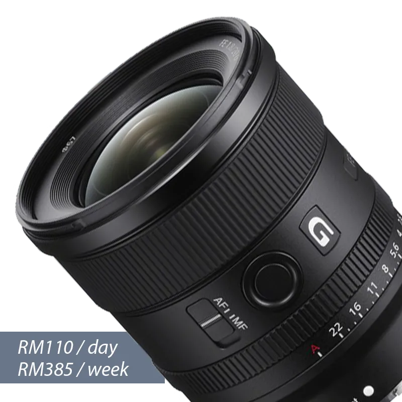 E-mount Sony 20mm F1.8