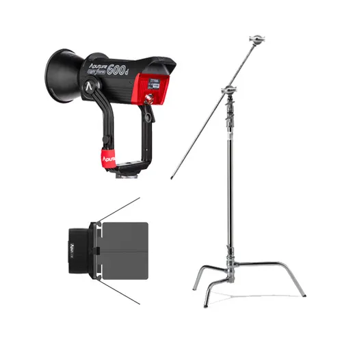 Aputure 600D, Fresnel & Stand