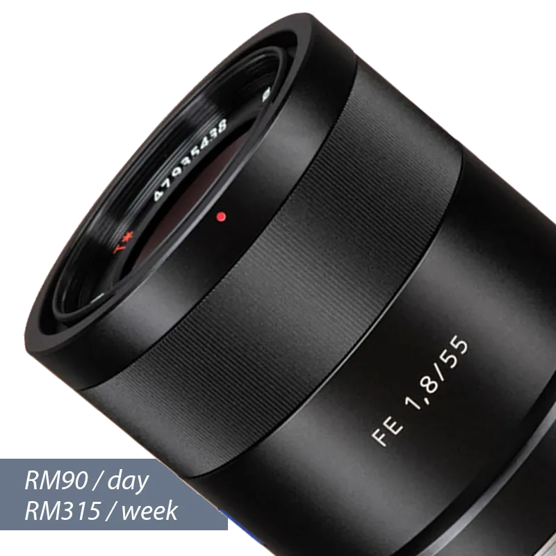 E-mount Sony 55mm F1.8