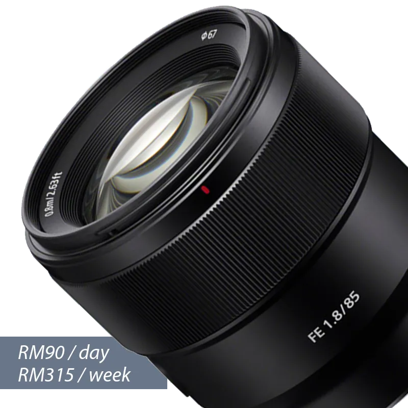 E-mount Sony 85mm F1.8