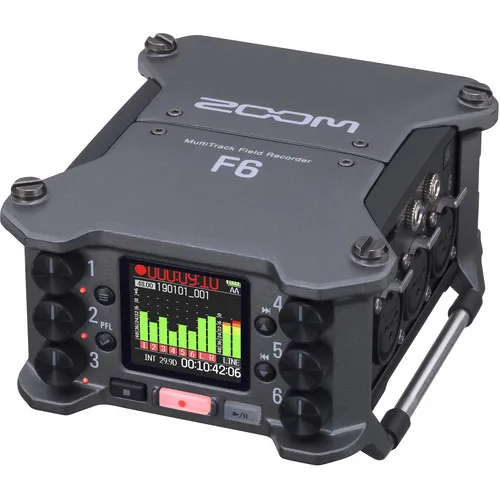 Zoom F6 Multitrack Field Recorder (6 Input / 14 Track)