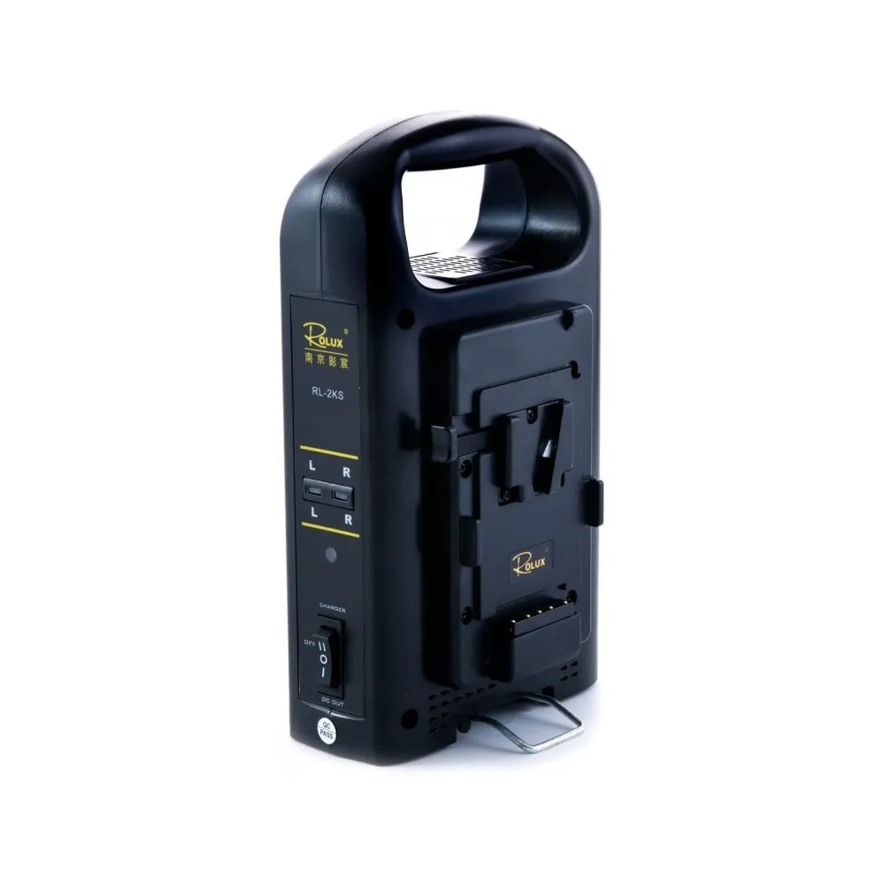 Rolux RL-2KS Dual Charger for V Mount Battery