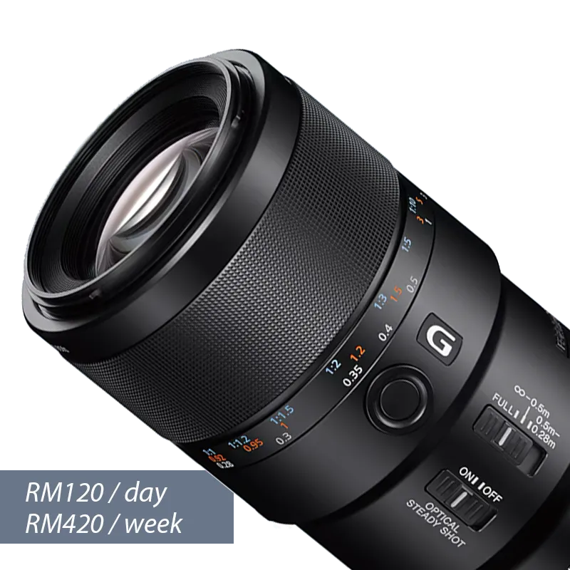 E-mount Sony FE 90mm F2.8 Macro G OSS Lens