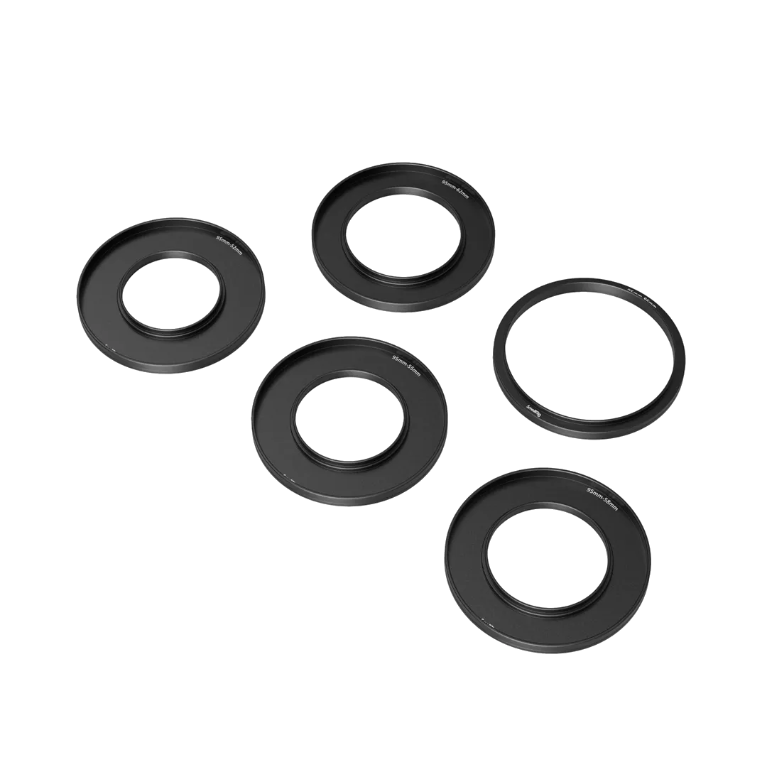 KIT 5X SMALLRIG STEP-UP RINGS FOR MATTEBOX