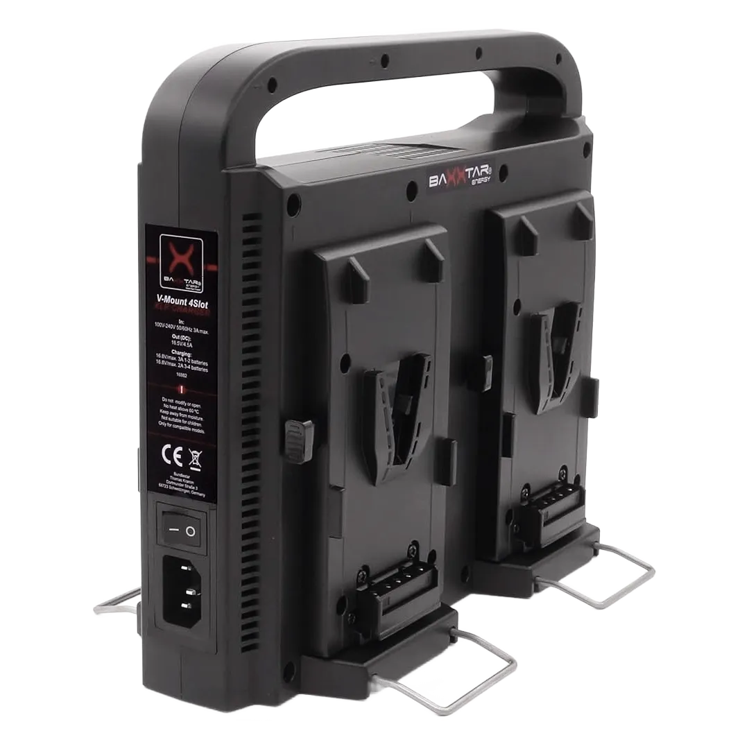 4X V-MOUNT CHARGER