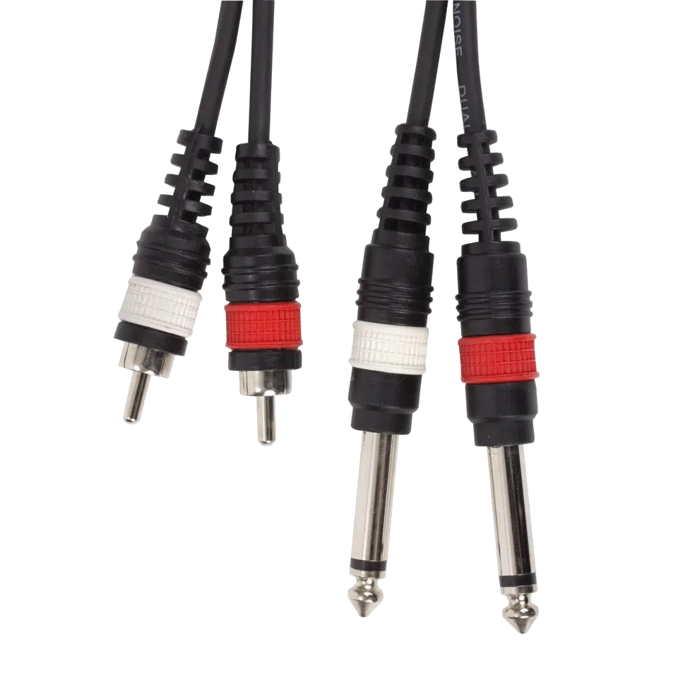 CABO RCA - 6,3mm JACK