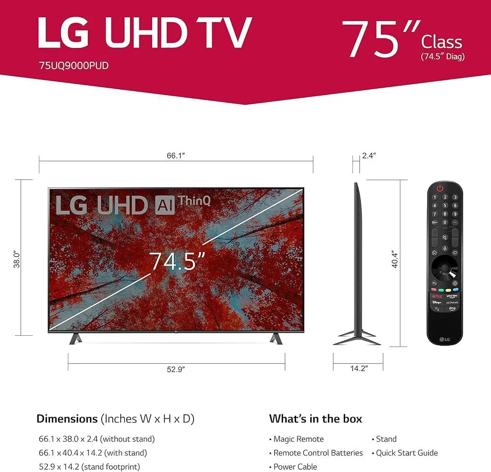 Tv 75'' LG