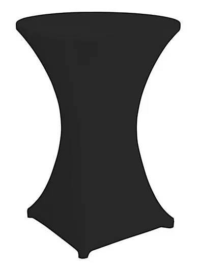 30-inch round / 42-inch High Cocktail Bar Tables w/ Spandex Covers