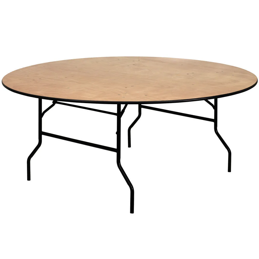 72" Round Wood Event  Table