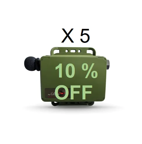 5 x Song Meter Mini Acoustic Bundle - 10 % off