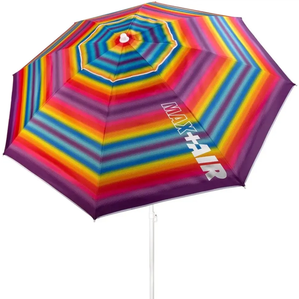 Beach umbrella + sand toys