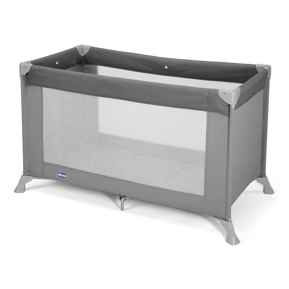 Chicco baby travel crib/cot/bed, with soft aloe vera mattress