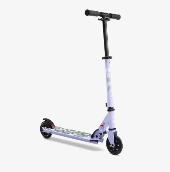 Kids scoter  Oxelo MID1,  up to 1,50m.height, black/purple