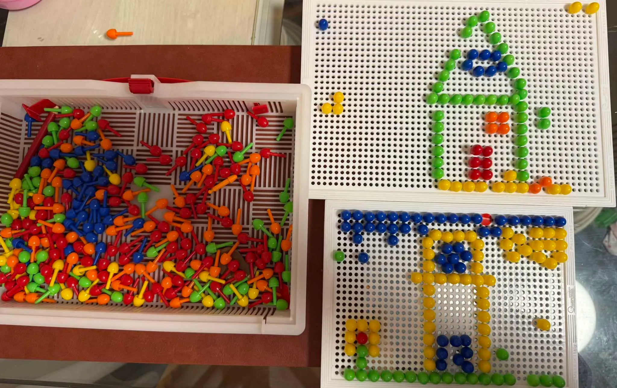 FantaColor plastic dots, for fine motor skills, kids from 3years