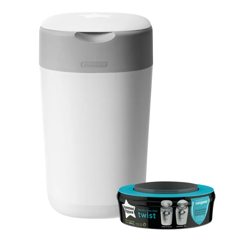 Tommee Tippee Nappy Bin, Twist & Click with one casset
