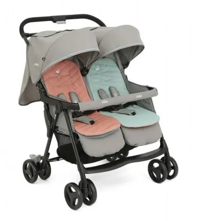 Joie Twin Stroller aire, grey or black/ double pram