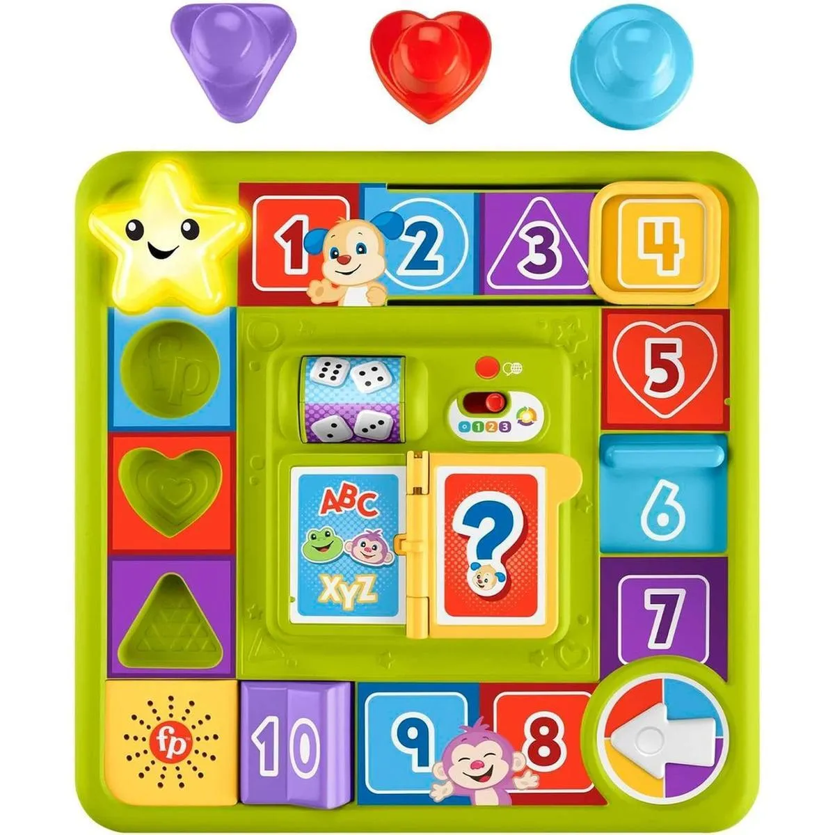 Fisher price learning/educational musical table and soft cubes, from 6-36 months