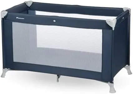 Bebeconfort travel crib/cot/sleeping bed, colour navy blue, without mattress