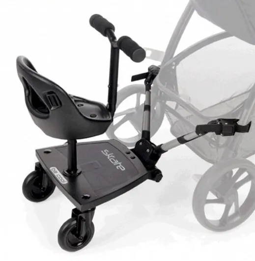 Universal Easy rider glider board, step up for stroller, with seat, up to 4 years