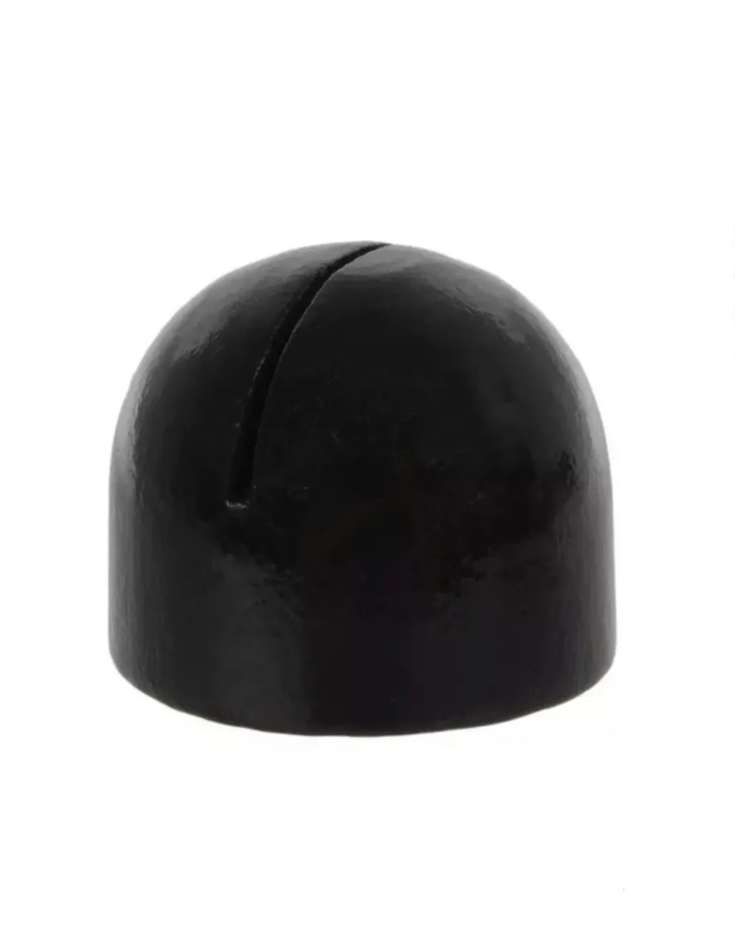 Round Modern Placecard Holder, Black