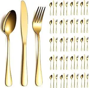 Gold Metal Cutlery
