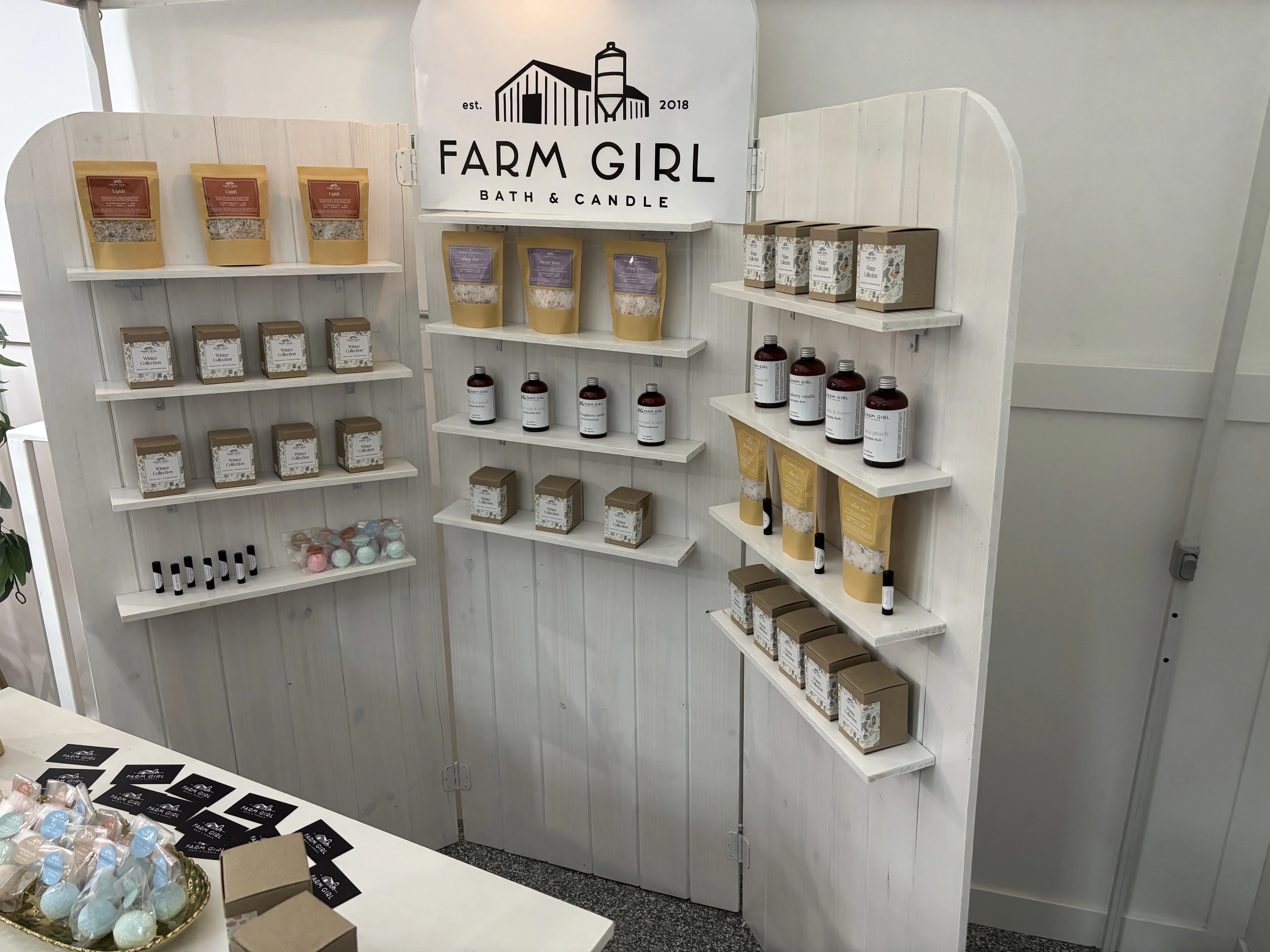 Wooden Display Shelf Wall