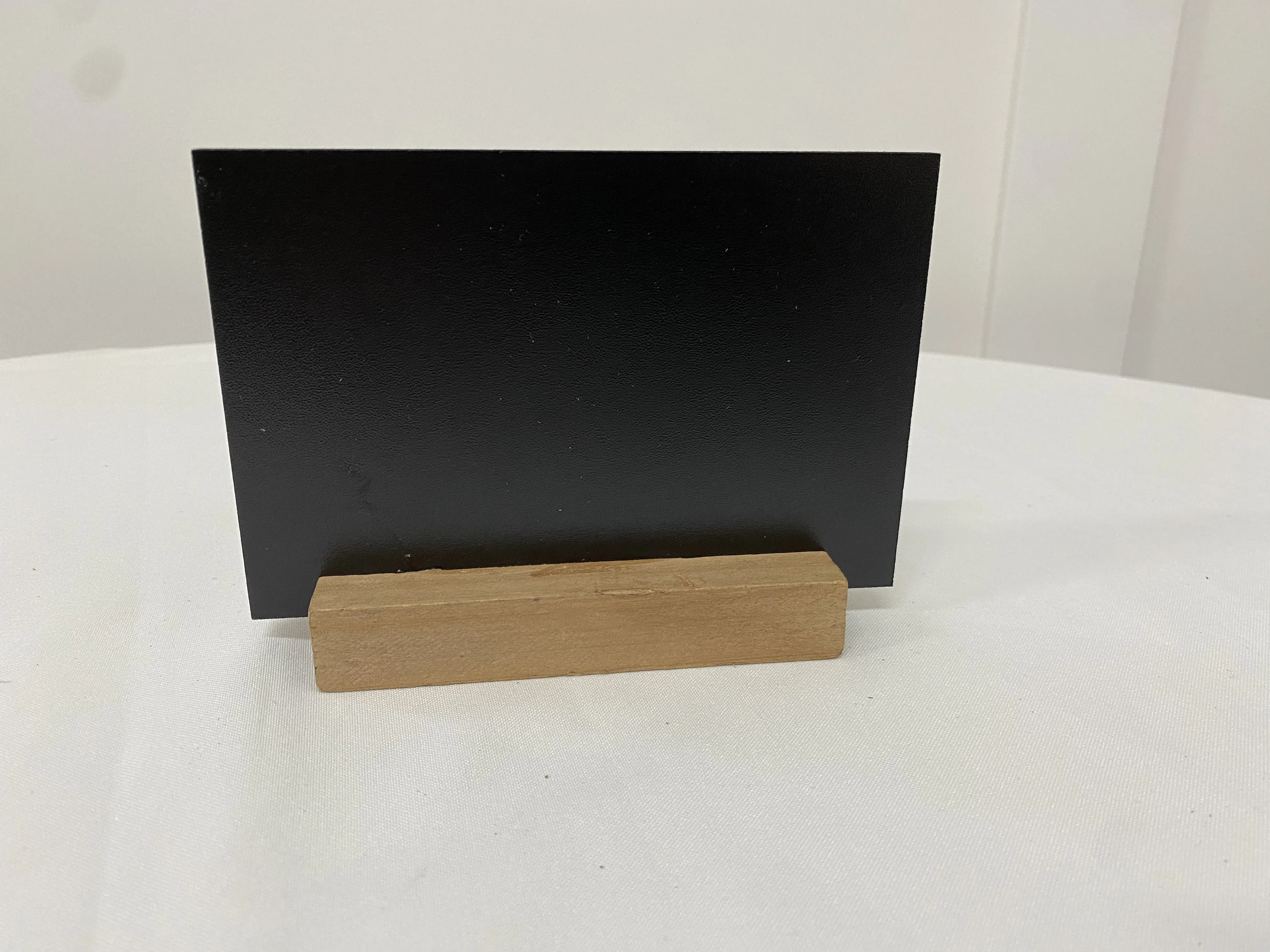 Tabletop Chalkboard Sign with Wood Base