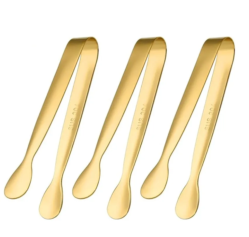 Mini Gold Tongs 