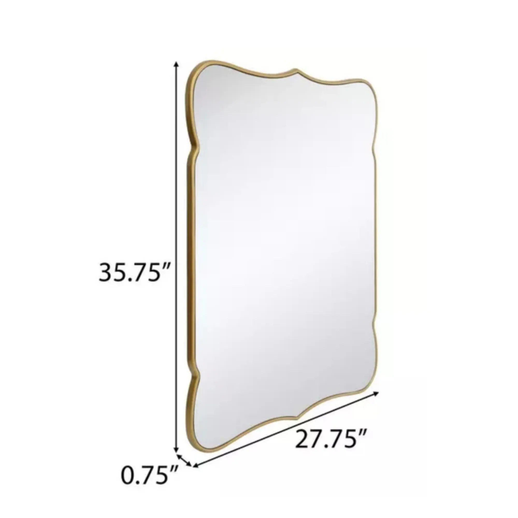 Vintage Gold Trim Mirror