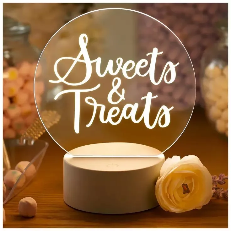Light Up "Sweets and Treats" Sign