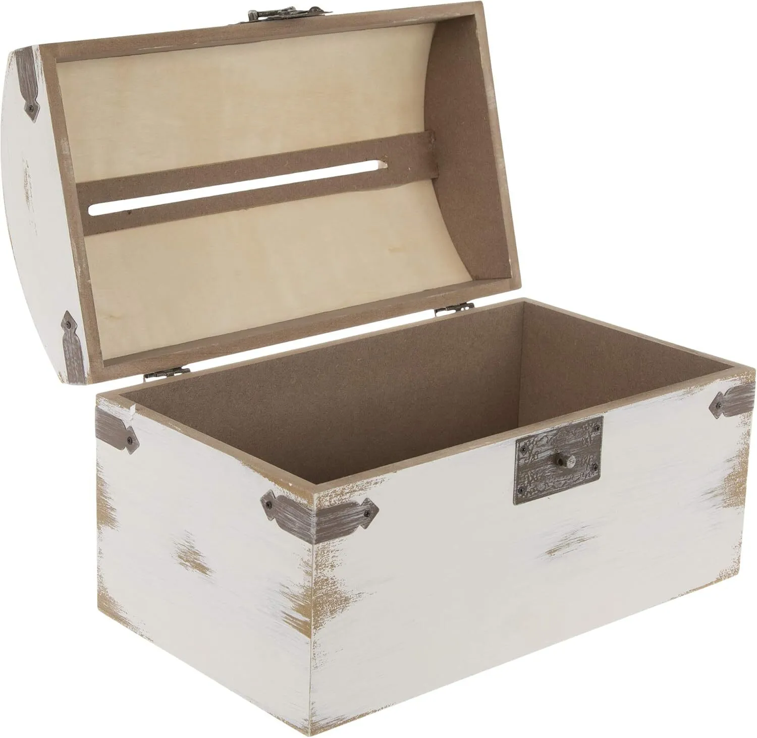 White Rustic Card Box