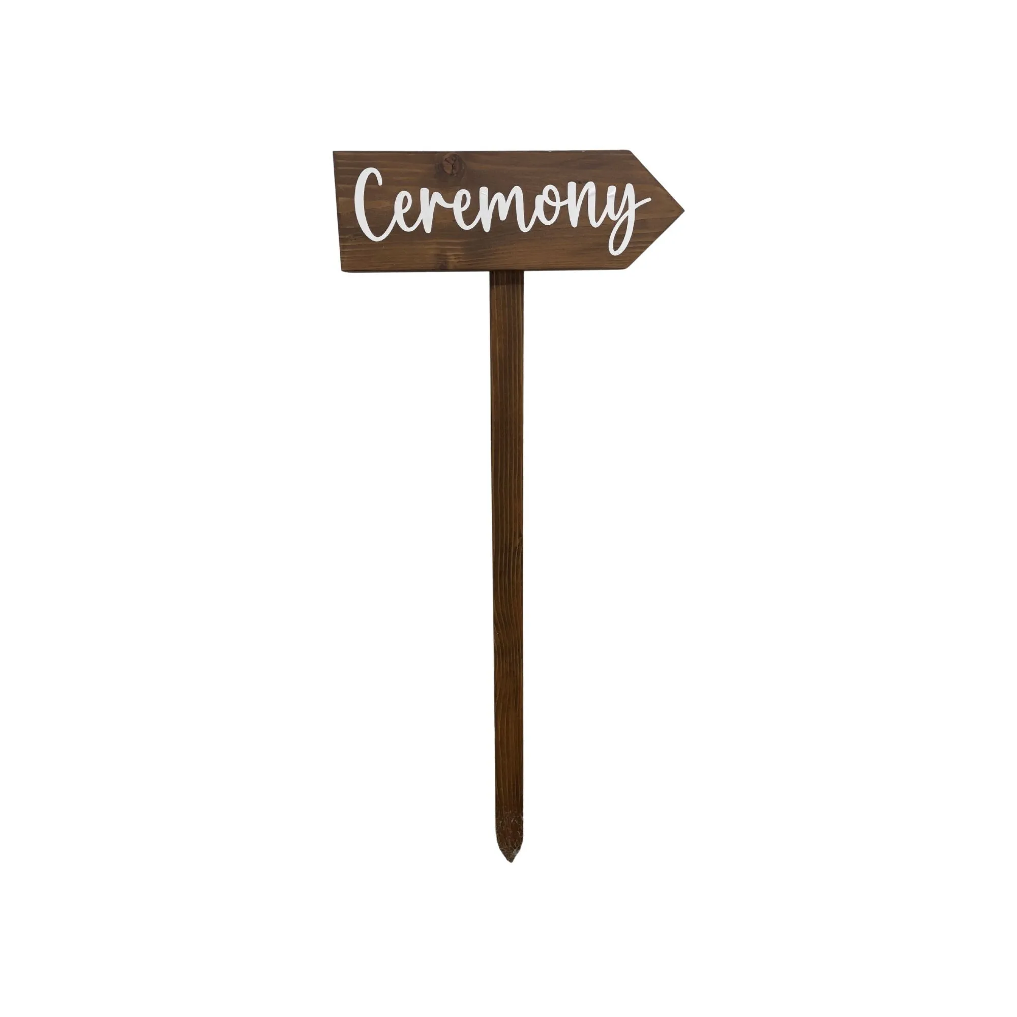 Double-Sided Ceremony Sign