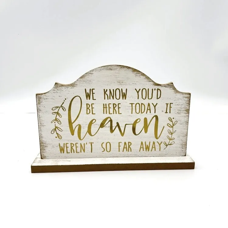 Sign - In Memory, Whitewash gold