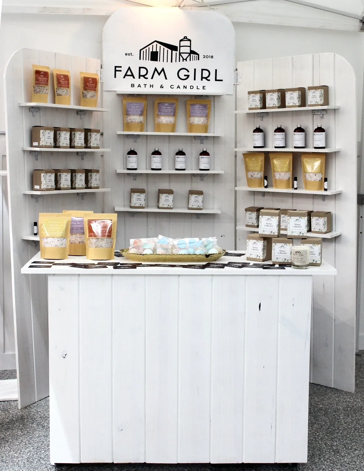 Vendor Wall and Checkout Table Bundle