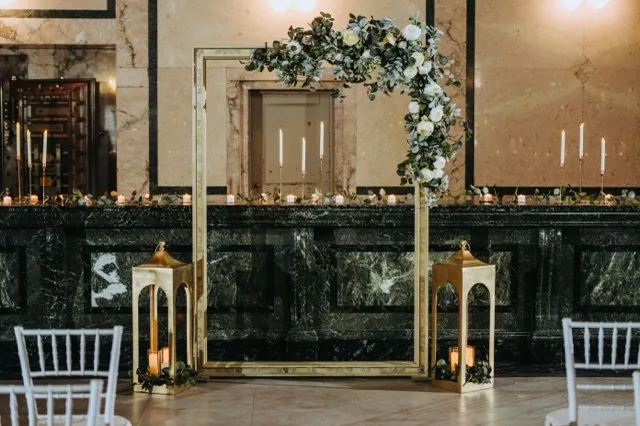 Elegant Gold Backdrop