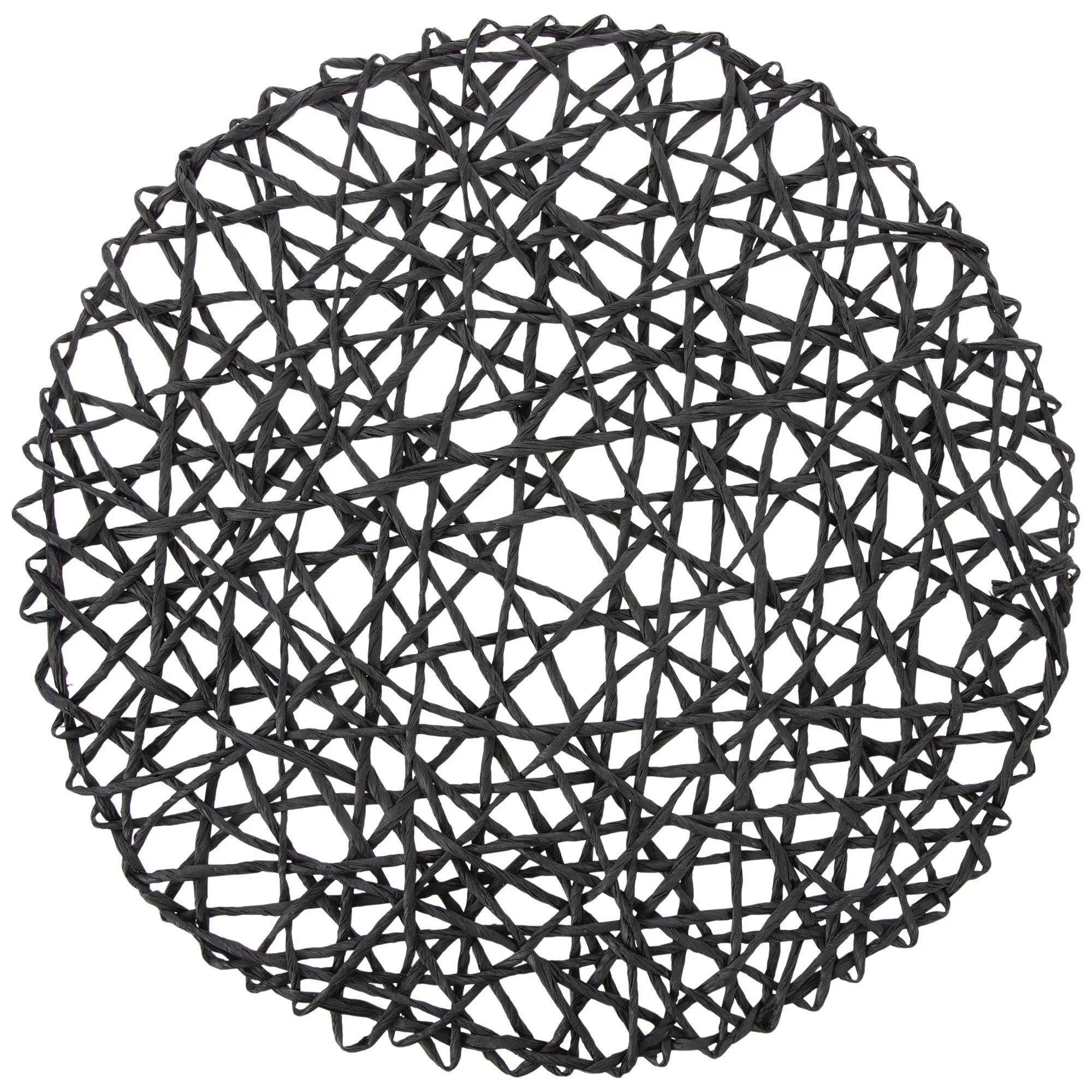 Black Woven Placemat