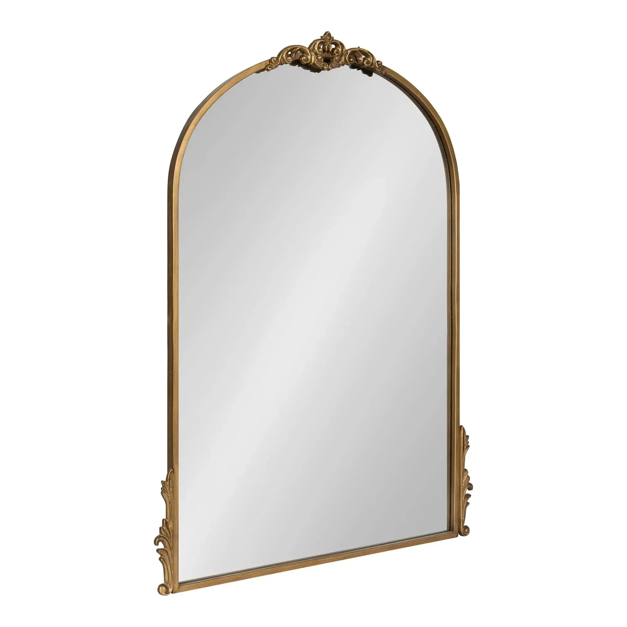 Traditional Gold Arched Mirror