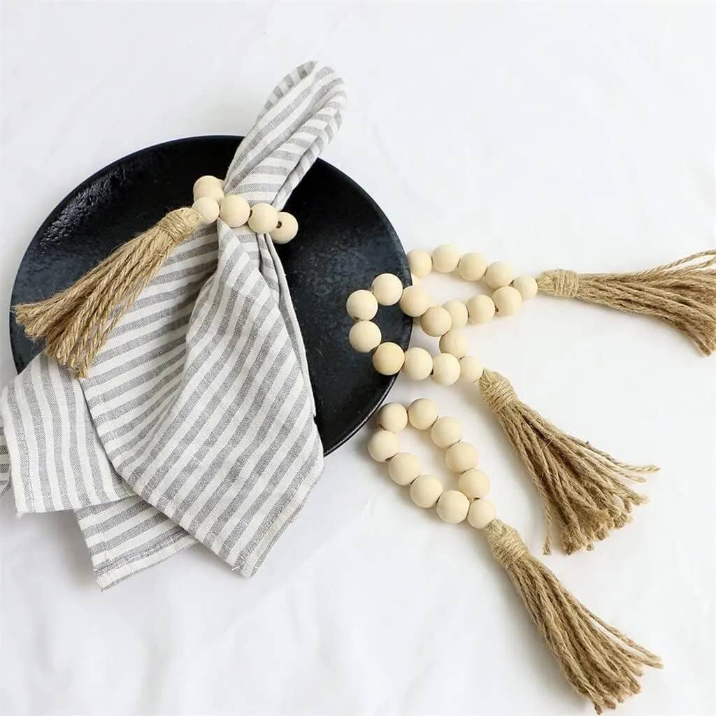 Beaded Tassel Napkin Ring
