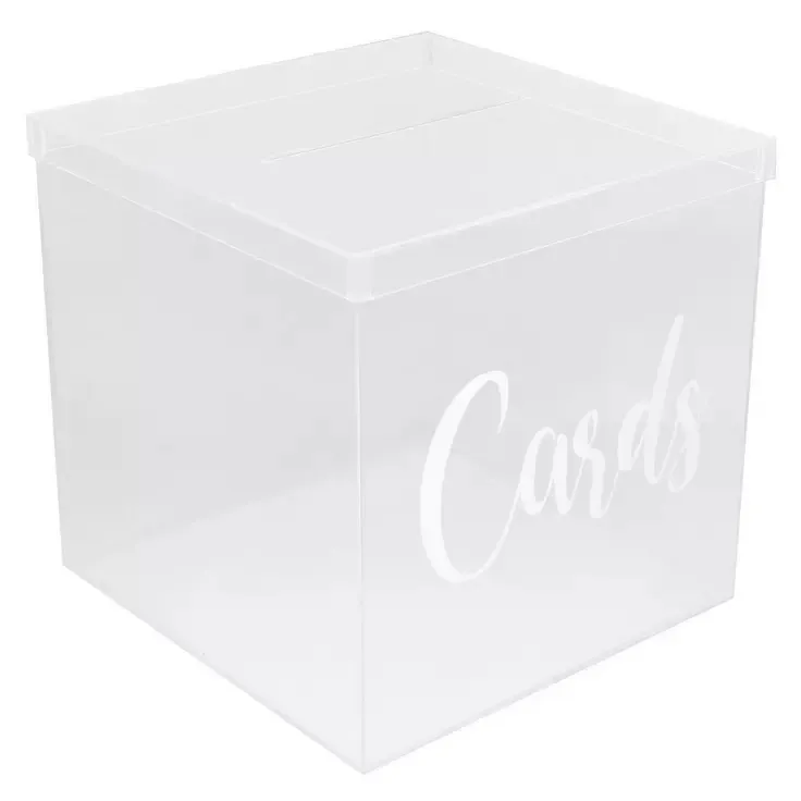 Clear Acrylic Card Box