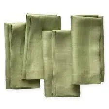 Olive Green Poly Cotton Napkin