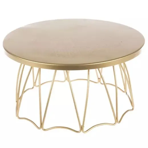 Gold Geometric Cake Stand