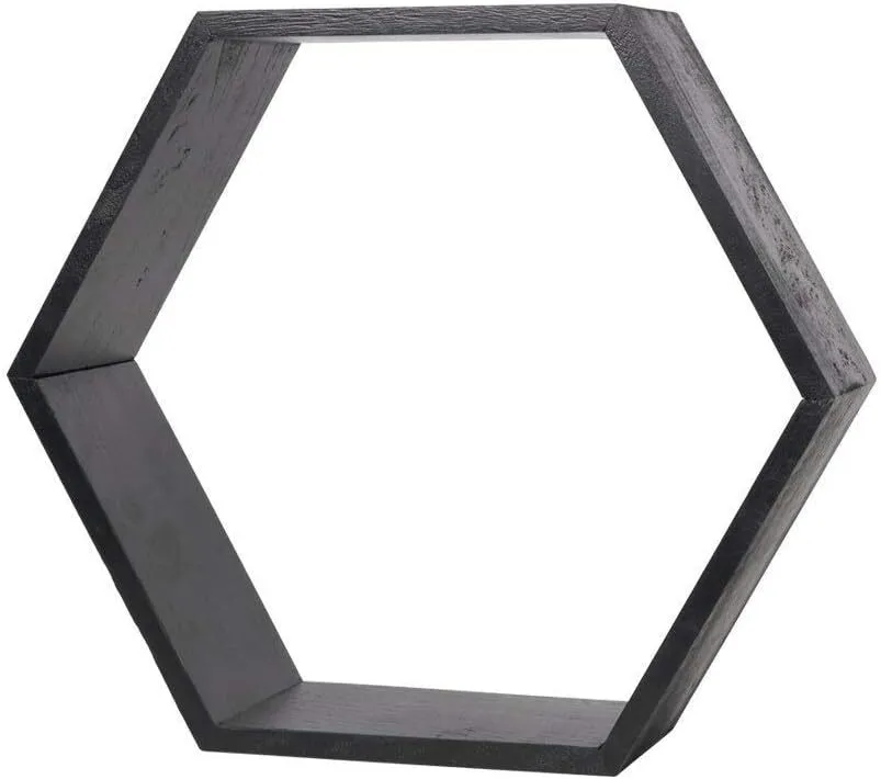 Black Geometric Flower Frame