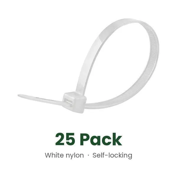 Zip Ties - 25 Pack