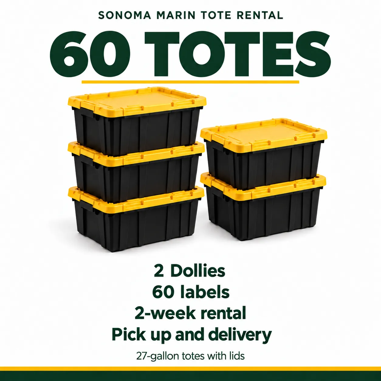 60-Tote Moving Package