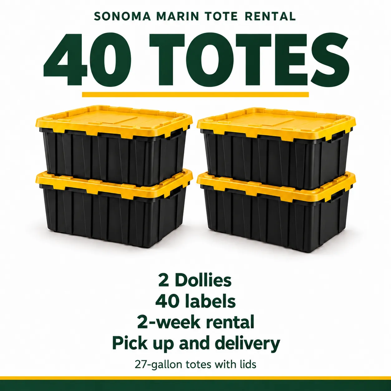 40-Tote Moving Package
