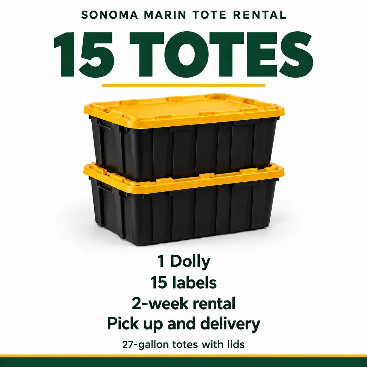 15-Tote Moving Package