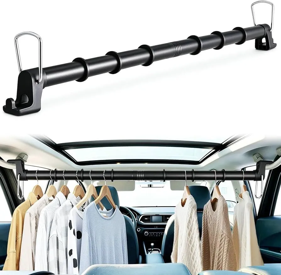 Adjustable Vehicle Clothing Bar